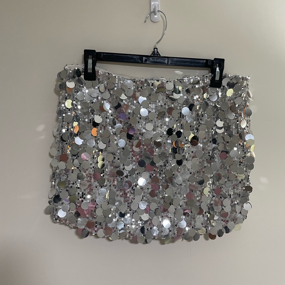 Shiloh Low Rise Sequin Micro Mini Skirt